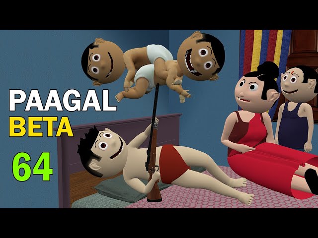 PAAGAL BETA 64 | Jokes | CS Bisht Vines | Desi Comedy Video class=