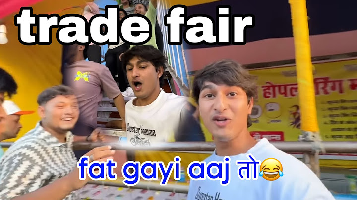 Trade Fair me maja aagya with friends😍