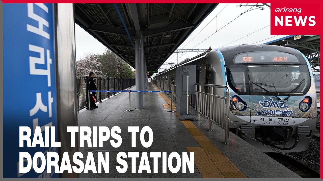 Musan Train S. Korea resumes tourist rail service to northernmost Dorasan Station ...