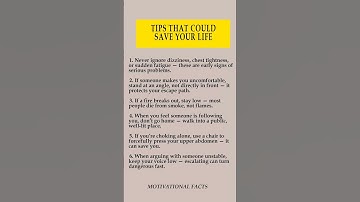Tips That Could Save Your Life ⚠️ | #LifeHacks #MindPower #Safety