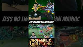Jess no limit yi sun-shin maniac moment in 3 minutes 🔥 #jessnolimit #yisunshin #mlbb #shorts