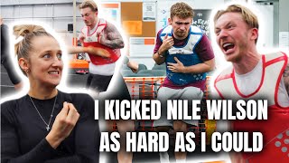 I KICKED NILE WILSON AND HIS DAD AS HARD AS I COULD | FT. The 3 Musketeers