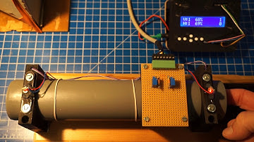 Arduino Geschwindigkeitsmessung mit zwei Laserlichtschranken, Aufbau für Gewehre oder Pistolen.