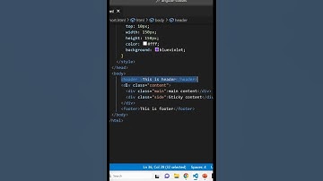 position sticky in css | position property in css | css for beginners #css