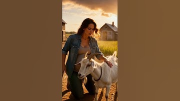 She Saved a Goat… But the Goat Ended Up Saving Her 🕊️
