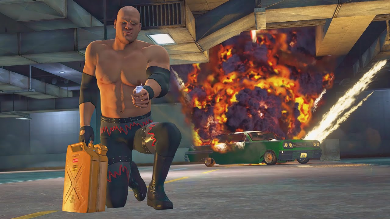 Kane Unmasked Torches Eddie Guerrero's Lowrider! | Universe Mode