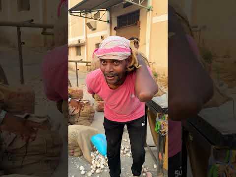 भारत की सबसे बड़ी लहसुन मंडी 😳🧄 #indianfarmer #shorts