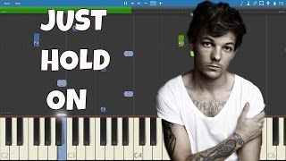 Video thumbnail of "Steve Aoki & Louis Tomlinson - Just Hold On - Piano Tutorial"
