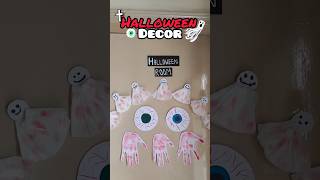 🎃 DIY Halloween Door Décor 2025 | Easy Spooky Decoration Using Tissue & Sheet 👻#decor #halloween