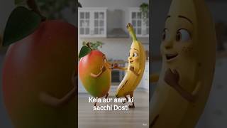 kela aur aam ki sacchi Dosti#shorts #trending #viral #ai #video #