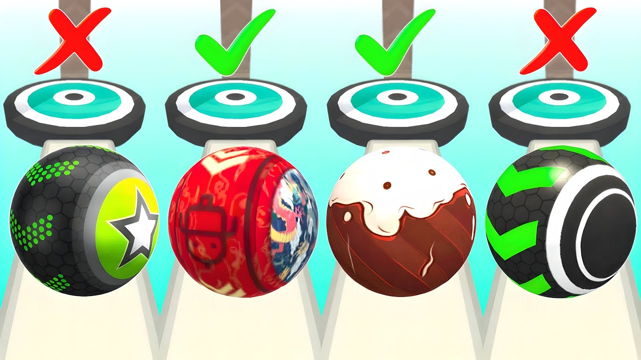 Going Balls VS Candy Ball Run VS Sky Rolling Ball 3D 💥 Walkthrough Speedrun Android Gameplay