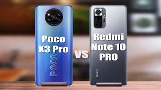 مقارنة فيها كل الاختلافات بين Poco X3 Pro vs Xiaomi Redmi Note 10 Pro