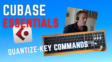 Set up and apply Quantize Key Commands | Cubase Essentials #cubase12