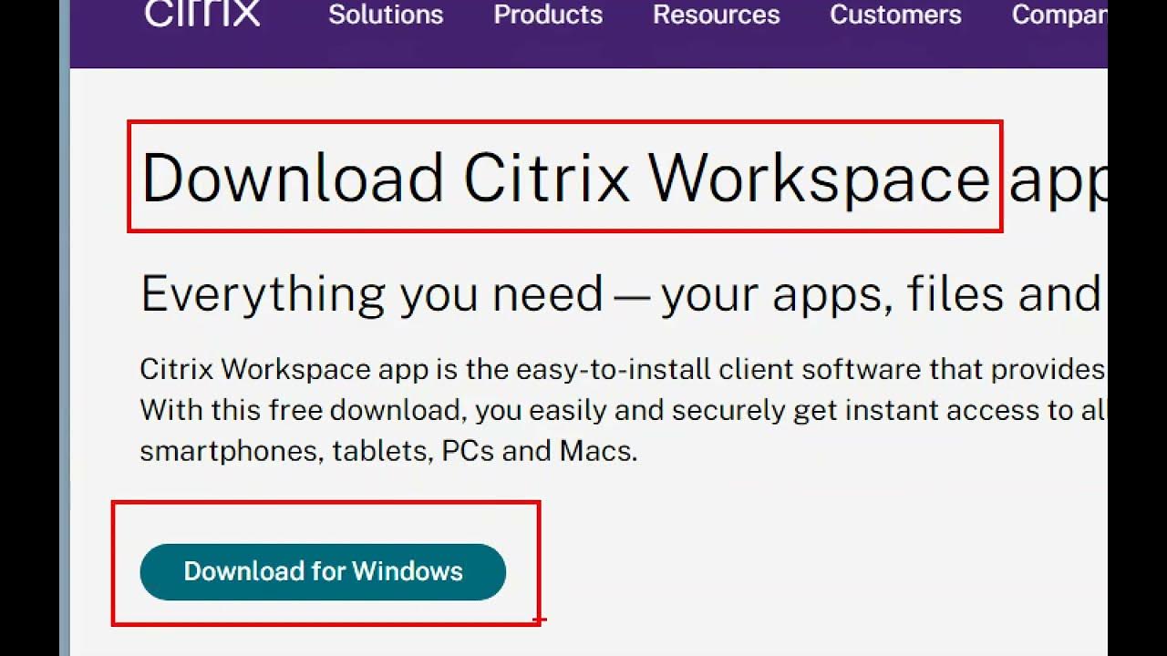 How to Install the Citrix Workspace App 2202. YouTube