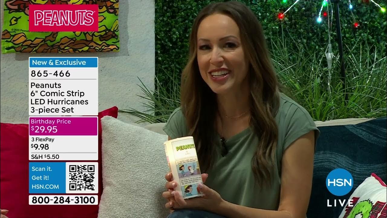 HSN Christmas in July Sale Peanuts Holiday Decor Premiere 07.19.2024 06 PM YouTube