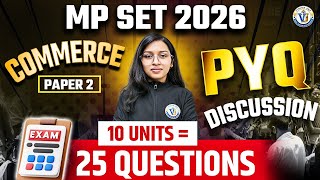 MP SET 2026 Commerce | Commerce PYQ Discussion | Vision JRF | Commerce By Saroj Mam