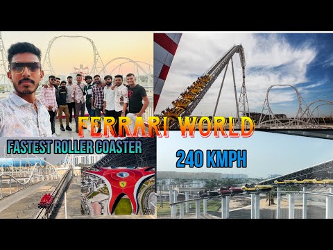 FERRARI World Abudhabi | Dubai To Abudhabi #ferrari #ferrariworldabudhabi #ferrariworld #yasisland