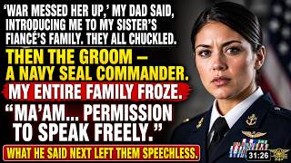 My Father Mocked Me at My Sister's Wedding — Then the Navy Commander Groom Said, I Served Under Her