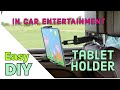 TV in CAR Mount Tablet Holder in car entertainment system