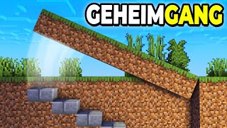 6 Geheimgänge mit Redstone  Minecraft Secret Base