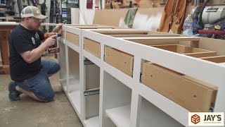 Making DIY Budget Cabinets  Office Remodel part 2  307