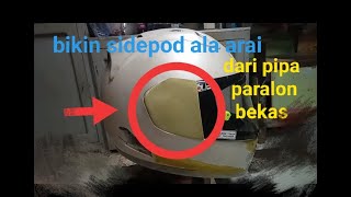 Bikin Sidepod Helm Ala Arai Dari Paralon