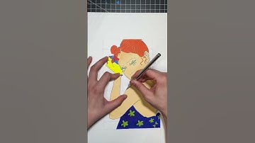 Color with me using Copic Markers #shorts