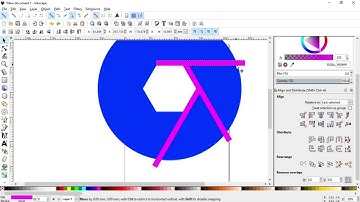 How to make a shutter camera logo in Inkscape |Timelapse Trailer | Inkscape tutorial.