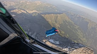 Eiger Helicopter Wingsuit BASE Jump RAW