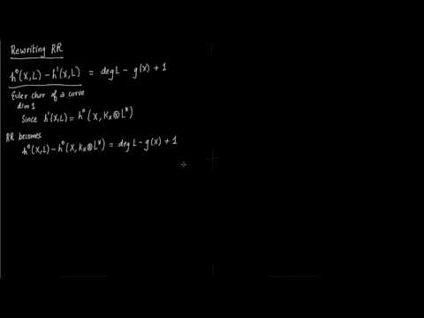Rewrite Riemann Roch