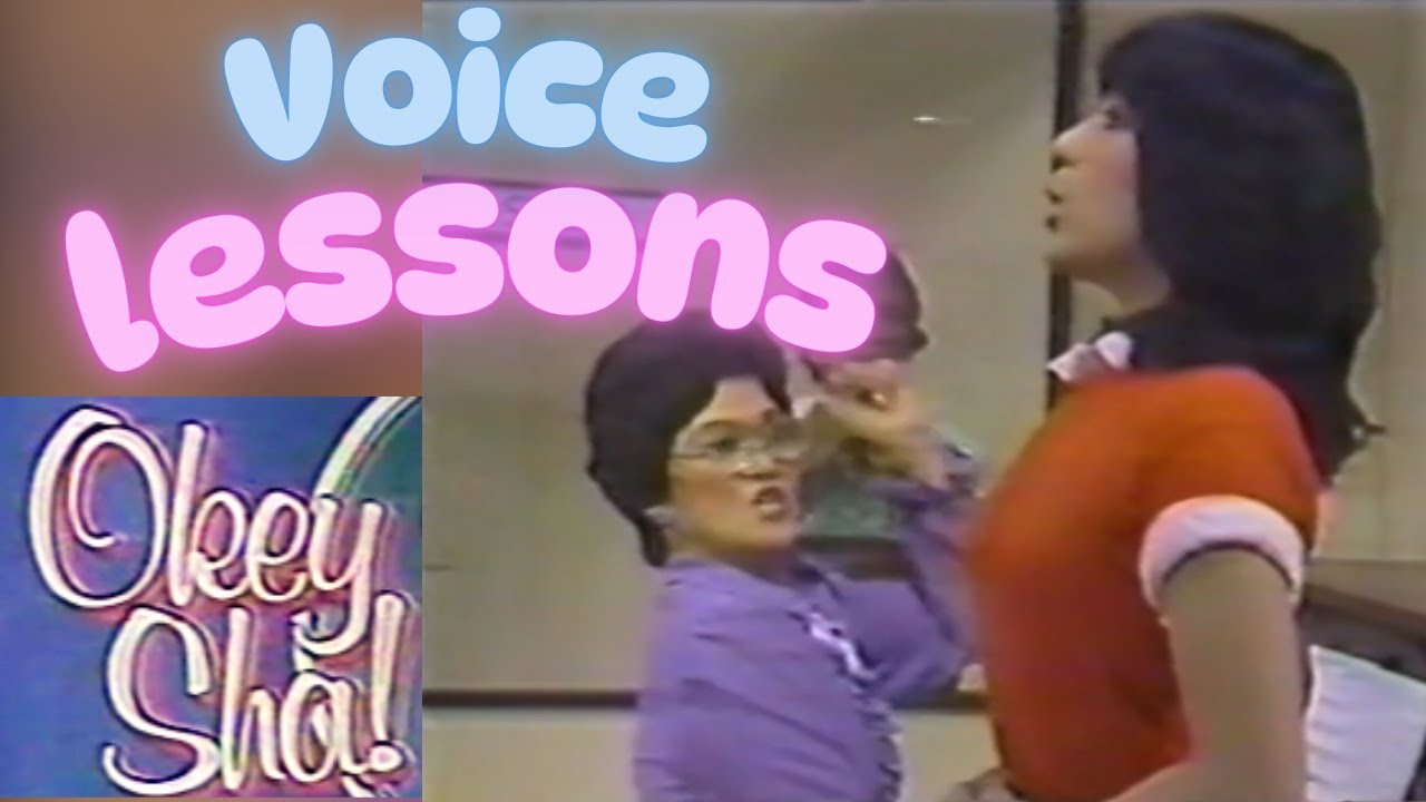 Okey Sha! (1980s) | Sharon Cuneta’s Voice Lessons with Sylvia La Torre | Classic Pinoy Comedy