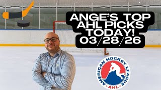 AHL Hockey Predictions Today! 03/28/26 FREE PICKS 