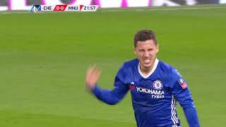 Eden Hazard Vs Manchester United Home 16-17 Hd