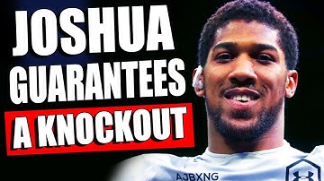 Anthony Joshua GUARANTEES A KNOCKOUT IN A REMATCH WITH Alexander Usyk / Tyson Fury SHOCKED Whyte