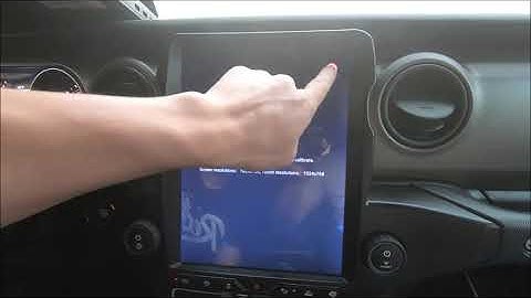 How to calibrate touchscreen for Sc7862 Android 10 head units