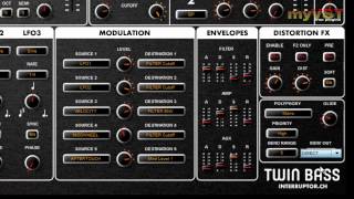 Twin Bass - Free VST - myVST Demo