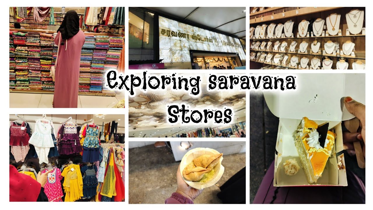 Exploring saravana stores... Vlog...../lovely creation /vlog ❤️❤️❤️