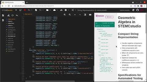 Geometric Algebra, First Course, Episode 10: Compact String Representation