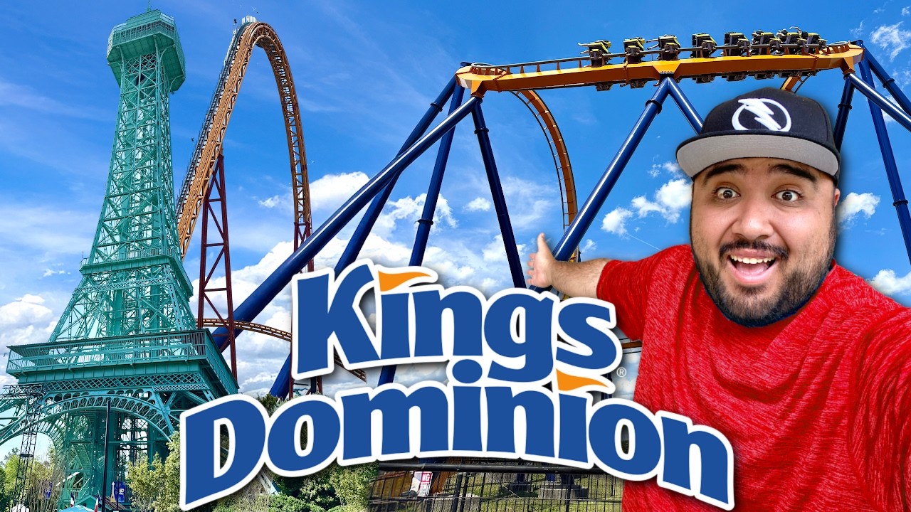 KINGS DOMINION 2025! НАШ ПЕРВЫЙ ОПЫТ! НЕВЕРОЯТНЫЕ АМЕРИКАНСКИЕ ГОРКИ!