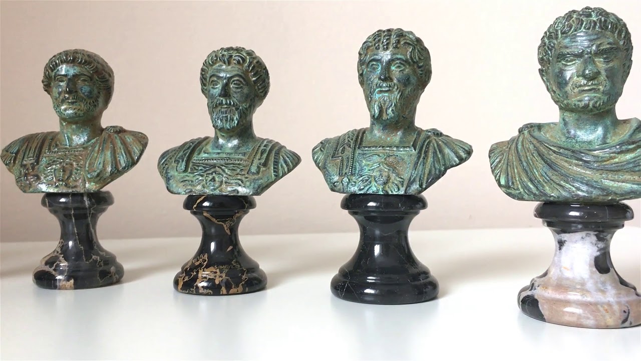 Bronze Roman Emperor Busts