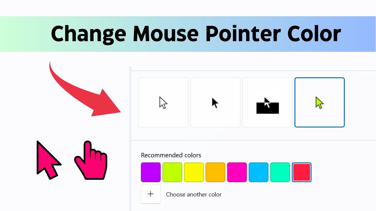 How to Change Mouse Pointer & Size in Windows 11