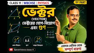 Physics | Class11 | Semester 1 | Vector | ভেক্টর | Part 1 | Dot Product & Cross Product | WBCHSE