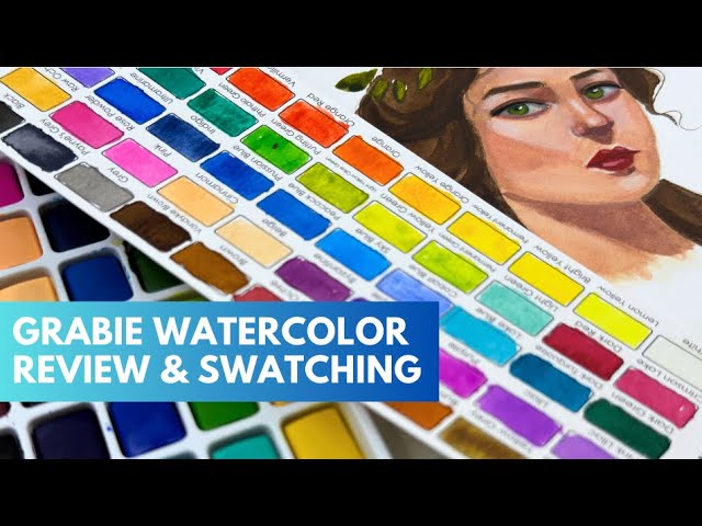 Grabie Watercolor Set of 50 Review & Swatching 