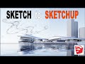 Quick concept for a CRUISE TERMINAL in SketchUp with plugins