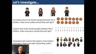 1st Level Lesson 4: Analysing & Solving Division Problems