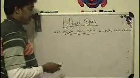 Hilbert Space - Basic Introduction - Part 1/2