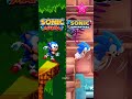 Balancing Animation Sonic Mania vs Superstars #shorts #sonic