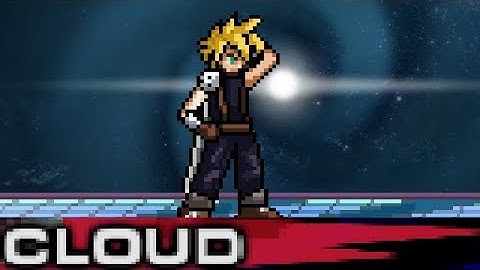 SSF2:Cloud Strife(bу Richard Mohos) mod/moveset showcase.