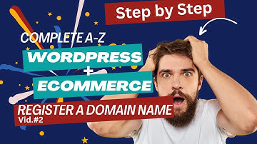 Wordpress Beginner Tutorial - Register a Domain Name - Vid 2