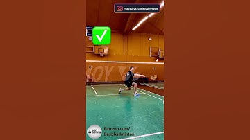 Badminton: BACKHAND NET SHOT - DO and DON